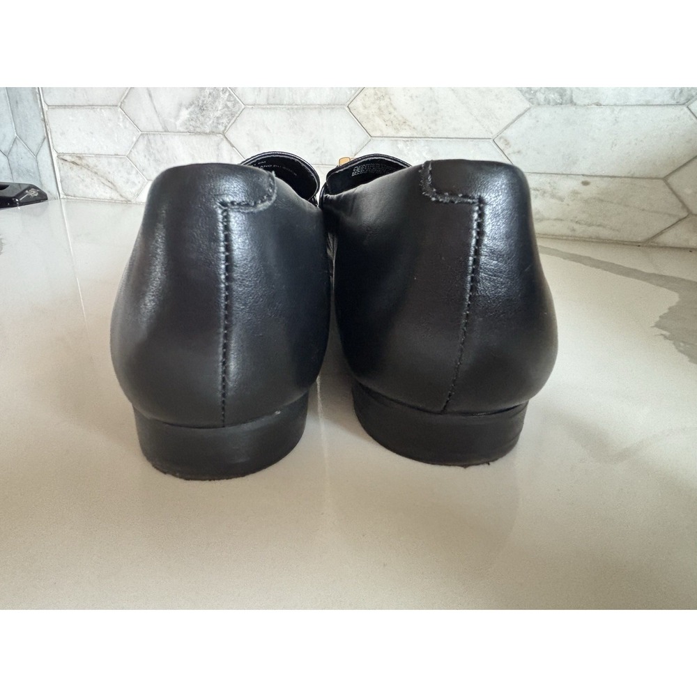 Steve Madden Ryann Loafers 9 Black PU Leather - Picture 2 of 6